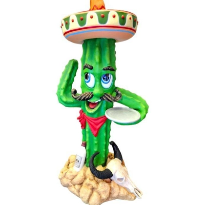 Western Cactus Fiberglass Statue / Mexican Sombrero Statues / Restaurant Tequila Desert Western Cactus Fiberglass Statue / Mexican Sombrero Statues / Restaurant Tequila Desert