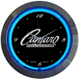 Licensed Chevrolet Camaro Neon Clock /..