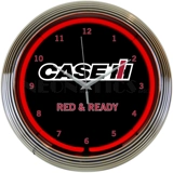 Licensed Case IH Neon Clock / Red and ..