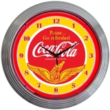 Licensed Coca-Cola Neon Clock / Coca C..