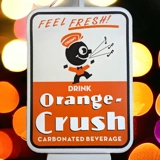 Drink Orange Crush Decal / Carbonated ..