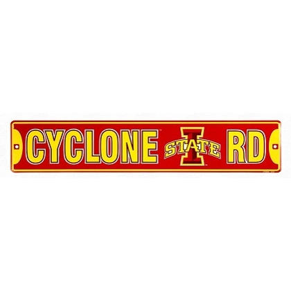 Cyclone Rd Street Sign / Iowa State / Iowa State University Signs