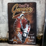 Dad's Garage Pin-Up Girl Sign / Petro ..