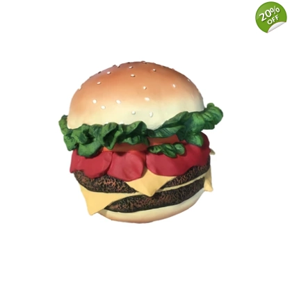 Double Cheeseburger Statue / Double Cheeseburger Over Sized Statue / Hamburger Ads / Cheeseburger / Burger / Advertising / Restaurant Decor Double Cheeseburger Statue / Double Cheeseburger Over Sized Statue / Hamburger Ads / Cheeseburger / Burger / Advertising / Restaurant Decor