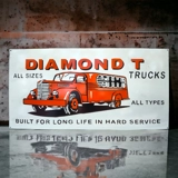 Diamond T Trucks Porcelain Sign / Truc..