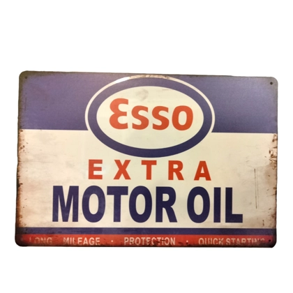 Esso Extra Motor Oil Sign / Esso Signs / Motor Oil Signs