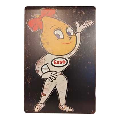 Esso Girl Sign / Esso Sign / Esso Garage Signs