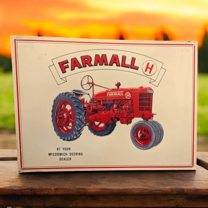 Farmall Sign / Embossed / Tractor Signs Farmall Sign / Embossed / Tractor Signs