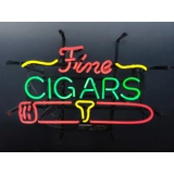 NEW Fine Cigars Neon Sign / Cigar Bar ..