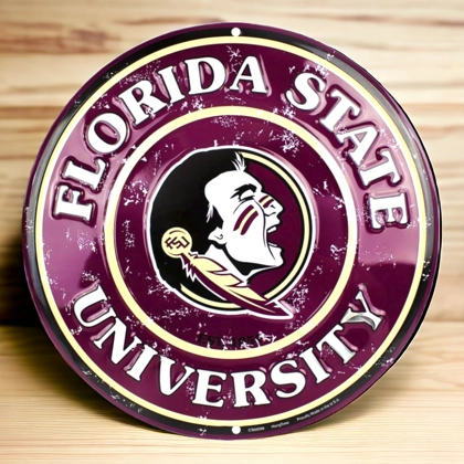 Licensed 12" Florida State University Sign / FSU College Signs / FSU Signs