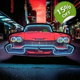 Licensed 1958 Plymouth Fury Neon Sign ..