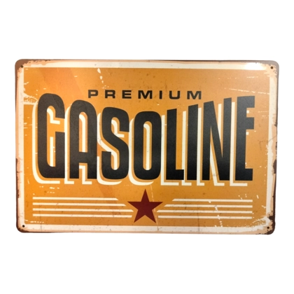Premium Gasoline Sign / Gasoline / Garage signs