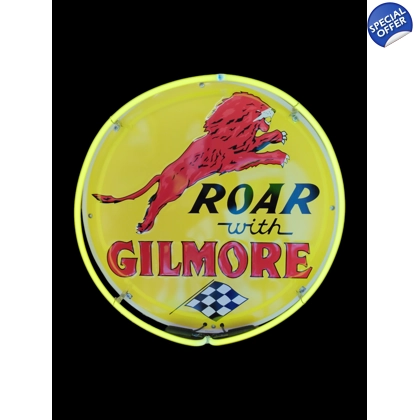 24" Roar With Gilmore Neon Sign / Gilmore Neon Signs