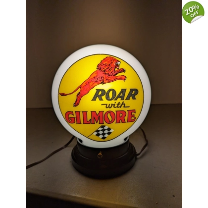 LICENSED ROAR WITH GILMORE /LIGHT UP GLOBE / LIGHT UP GLOBE / GASOLINE / PETRO MEMORABILIA