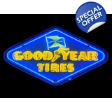 Licensed Goodyear Tires Neon Sign / Ti..