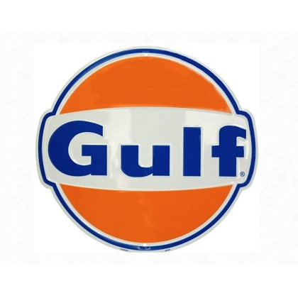 12" Gulf Gas Signs / Gulf Gas Sign / Gulf Gas Signs / Garage Signs for Men / Garage Decor