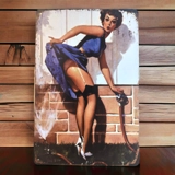 Pin-Up Hose Girl Sign / Pinup Girls / ..