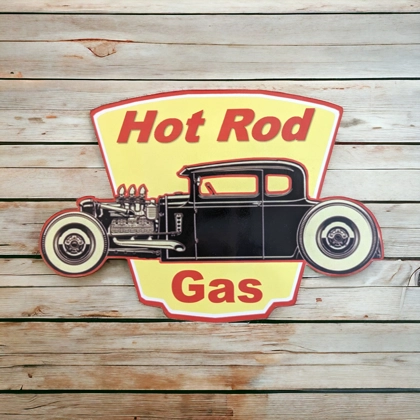 Hot Rod Gas Decal / Gas Decals / Hot Rod Hot Rod Gas Decal / Gas Decals / Hot Rod
