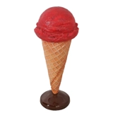 Strawberry Ice Cream Statue / Giant Ic..