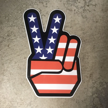 Peace Sign / America Signs / USA Sign / Hippie Love Sign