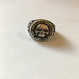 Size 9 3/4 Biker Ring Biker Rings Skul..