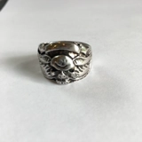 Size 6 3/4 Biker Ring 80s Biker Rings ..