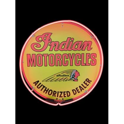 Indian Motorcycles Neon Sign / Indian Motorcycle Signs
