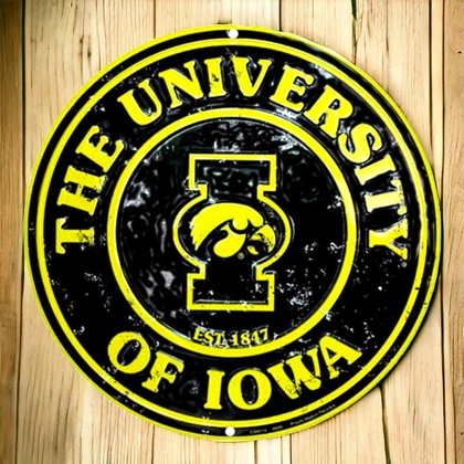 University of Iowa Signs / University of Iowa Hawkeyes Signs / Hawkeye Signs / Gifts College Students / Dorm Signs / Iowa Hawkeyes Gifts