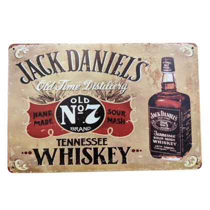 Jack Daniels Tennessee Whisky / Alcohol sign / Drinking sign / Bar signs