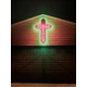 Custom Jesus Saves Neon Cross Sign..