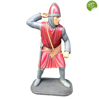 Crusades Knight Fiberglass Statue / Medieval King Queen Statues Crusades Knight Fiberglass Statue / Medieval King Queen Statues