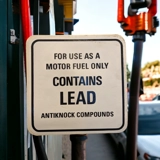 Contains Lead Decal / Antiknock Compou..