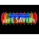 Lifesavers Neon Sign / Life Savers Can..
