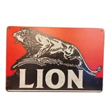 Gilmore Red Lion Sign / Motor Oil / Ga..