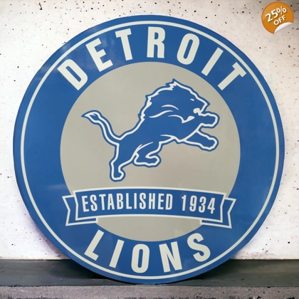 Detroit Lions 24" Sign / Detroit Football Signs