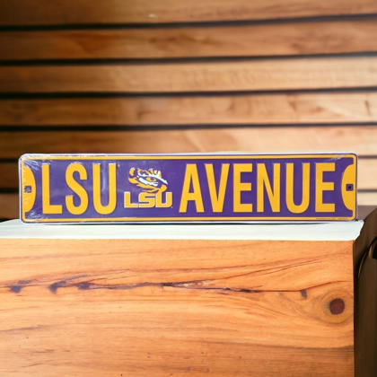 LSU Avenue Street Sign / Louisiana State University Tigers Signs