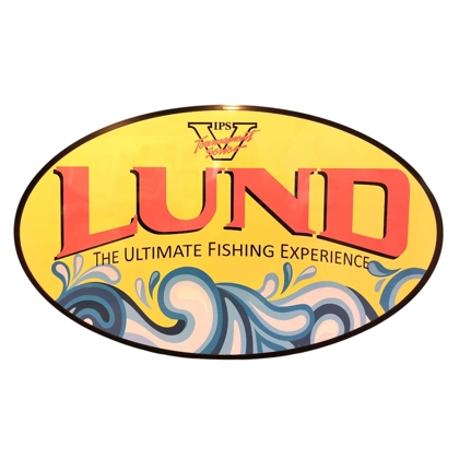 Lund Fishing Sign / Lund Boat Signs / Outboard Boats Mens Garage Lake Signs