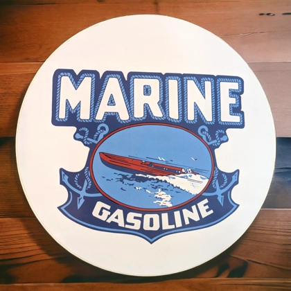 Marine Gasoline Decal / Gasoline Decals / Gas Pump Stickers Marine Gasoline Decal / Gasoline Decals / Gas Pump Stickers