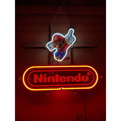 Nintendo Neon Sign / Mario Neon / Gaming