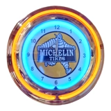 Michelin Neon Clock / Michelin Man / D..