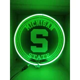 Michigan State Neon Sign / Spartans Si.. Michigan State Neon Sign / Spartans Si..