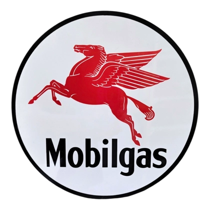 12" Mobilgas Sign / Mobil Pegasus Signs / Pegasus Sign