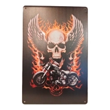 Motorcycle Skull Sign / Harley Sign / ..
