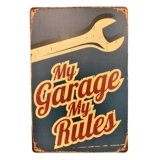 My Garage My Rules Sign / Mens Garage ..
