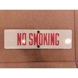 Original No Smoking Porcelain Sign #3 .. Original No Smoking Porcelain Sign #3 ..