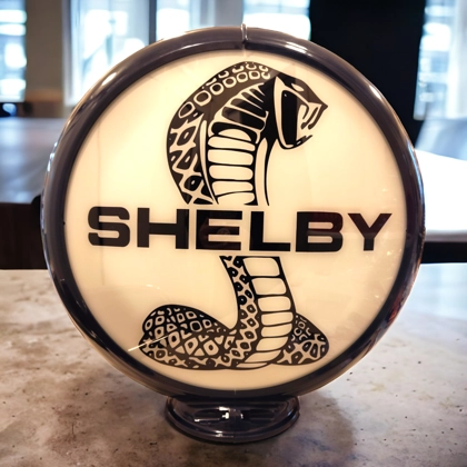 Shelby Cobra Gas Pump Advertising Globe / Shelby Globes