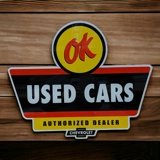 OK Used Cars Sign / Authorized Dealer ..
