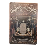 Older and Wiser Speed Shop Sign / Spee..