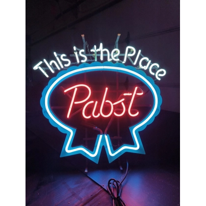 Original Pabst Beer Neon Sign / Vintage Pabst Beer Wall Signs