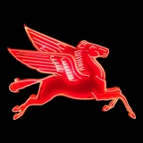 Mobil Pegasus Neon Sign / Mobilgas Peg..